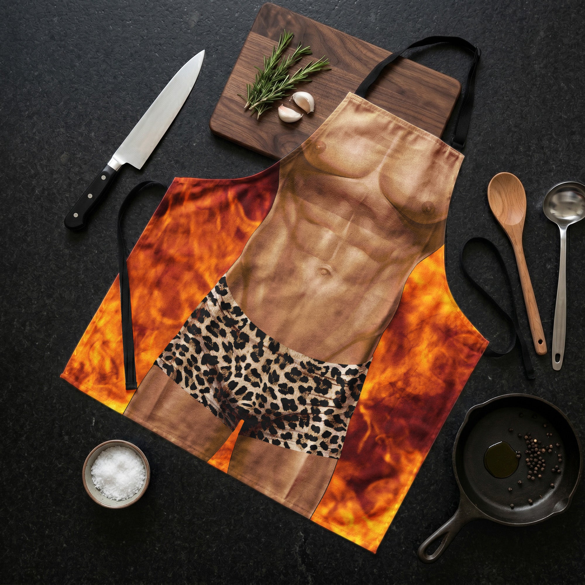 Funny-Apron-3D-Muscle-Silly-Gifts-For-Him,-Husband,-Coworker,-Friend-Personalized-Apron-2