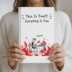 Funny-Bulk-Gifts-For-Coworker,-Boss,-Selfgift-This-Is-Fine!-Everything-Is-Fine-Personalized-Journal