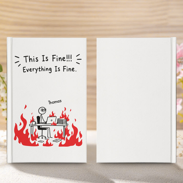 Funny-Bulk-Gifts-For-Coworker,-Boss,-Selfgift-This-Is-Fine!-Everything-Is-Fine-Personalized-Journal