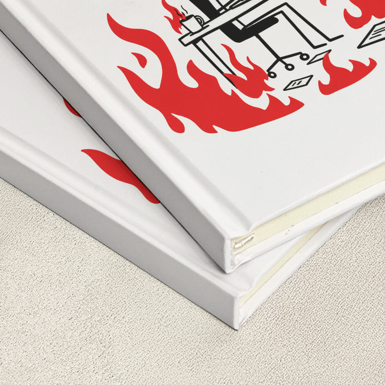 Funny-Bulk-Gifts-For-Coworker,-Boss,-Selfgift-This-Is-Fine!-Everything-Is-Fine-Personalized-Journal