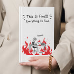 Funny-Bulk-Gifts-For-Coworker,-Boss,-Selfgift-This-Is-Fine!-Everything-Is-Fine-Personalized-Journal