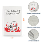 Funny-Bulk-Gifts-For-Coworker,-Boss,-Selfgift-This-Is-Fine!-Everything-Is-Fine-Personalized-Journal