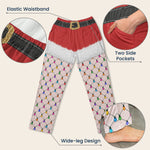 Funny-Christmas-Outfits,-Fishnet-Tights-Xmas-Personalized-Lounge-Pants-5