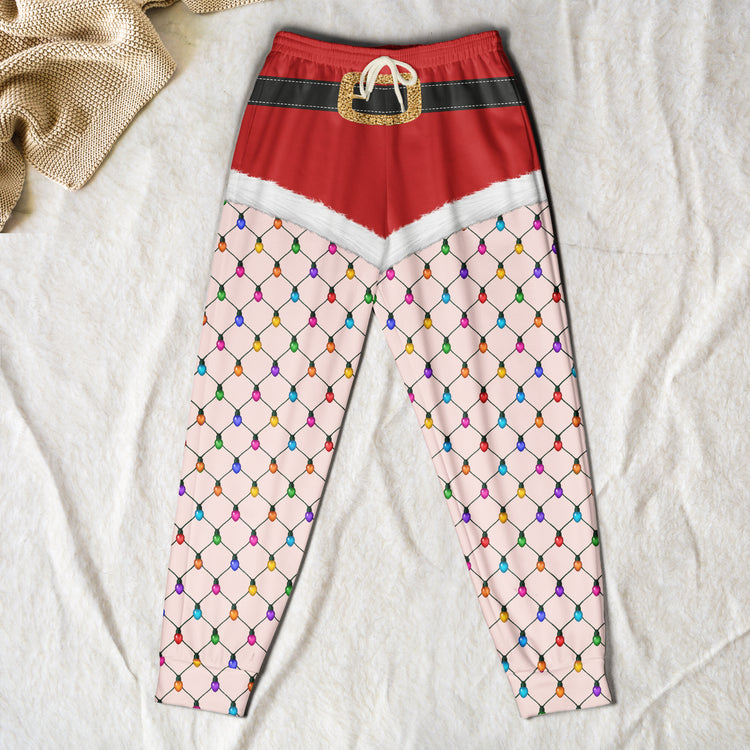 Funny-Christmas-Outfits,-Fishnet-Tights-Xmas-Personalized-Sweatpants