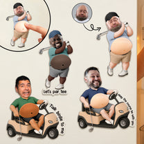 Funny-Custom-Face-For-Golf-Lovers,-Golf-Buddy,-Husband,-Dad-3D-Squishy-Personalized-Fridge-Magnet-1