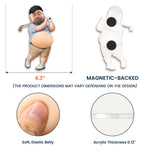 Funny-Custom-Face-For-Golf-Lovers,-Golf-Buddy,-Husband,-Dad-3D-Squishy-Personalized-Fridge-Magnet-5