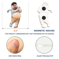Funny-Custom-Face-For-Golf-Lovers,-Golf-Buddy,-Husband,-Dad-3D-Squishy-Personalized-Fridge-Magnet-5
