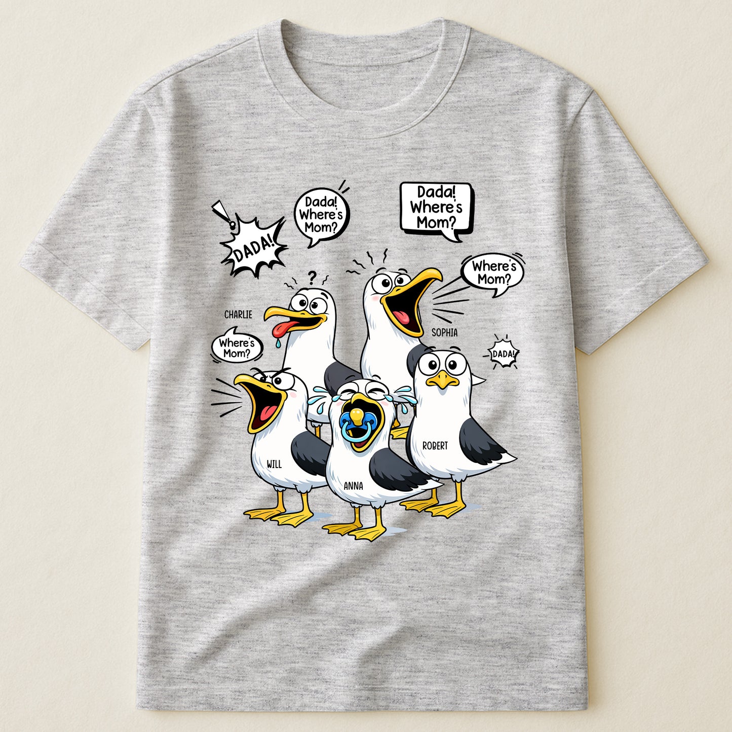 Funny-Dad-Silly-Seagulls-Fun-Father's-Day-Gift-Personalized-Shirt-3
