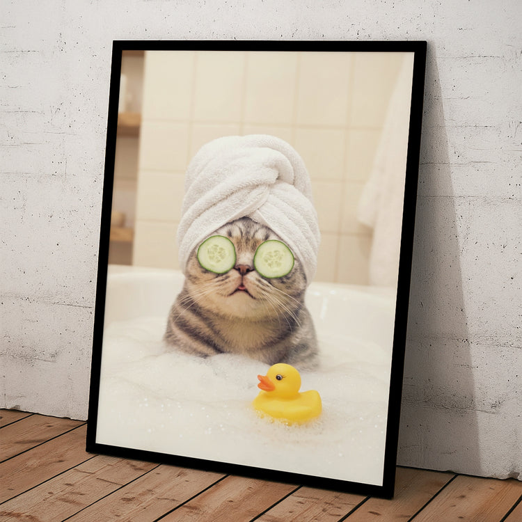 Funny-Dog-Cat-Bathroom-Wall-Art-Custom-Dog-Cat-Photo-Personalized-Poster-5
