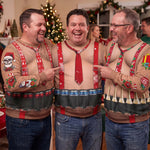 Funny-Drinks-Christmas-Sweatshirt,-3D-Muscle-Santa-Fake-Ugly-Xmas-Sweater,-Drinks-Belt-Holiday-Pullover-Personalized-Sweater-1