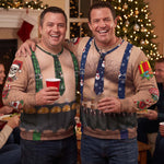 Funny-Drinks-Christmas-Sweatshirt,-3D-Muscle-Santa-Fake-Ugly-Xmas-Sweater,-Drinks-Belt-Holiday-Pullover-Personalized-Sweater-2