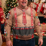 Funny-Drinks-Christmas-Sweatshirt,-3D-Muscle-Santa-Fake-Ugly-Xmas-Sweater,-Drinks-Belt-Holiday-Pullover-Personalized-Sweater-3