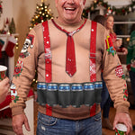 Funny-Drinks-Christmas-Sweatshirt,-3D-Muscle-Santa-Fake-Ugly-Xmas-Sweater,-Drinks-Belt-Holiday-Pullover-Personalized-Sweater-4