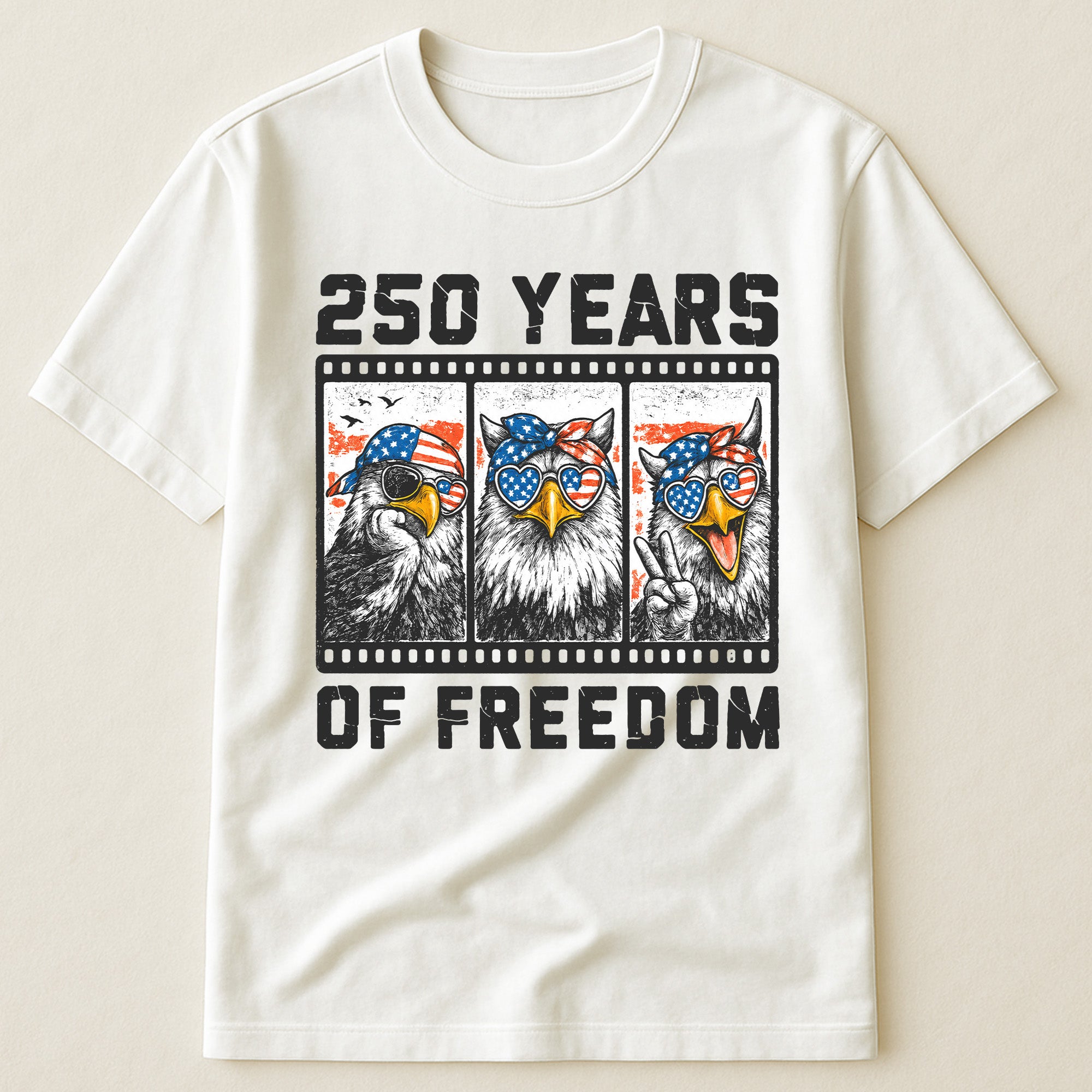 Funny-Eagel-250-Years-Happy-Shirt-1