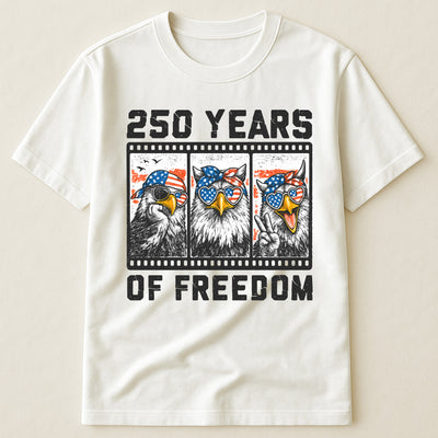 Funny Eagel 250 Years Happy -  Shirt
