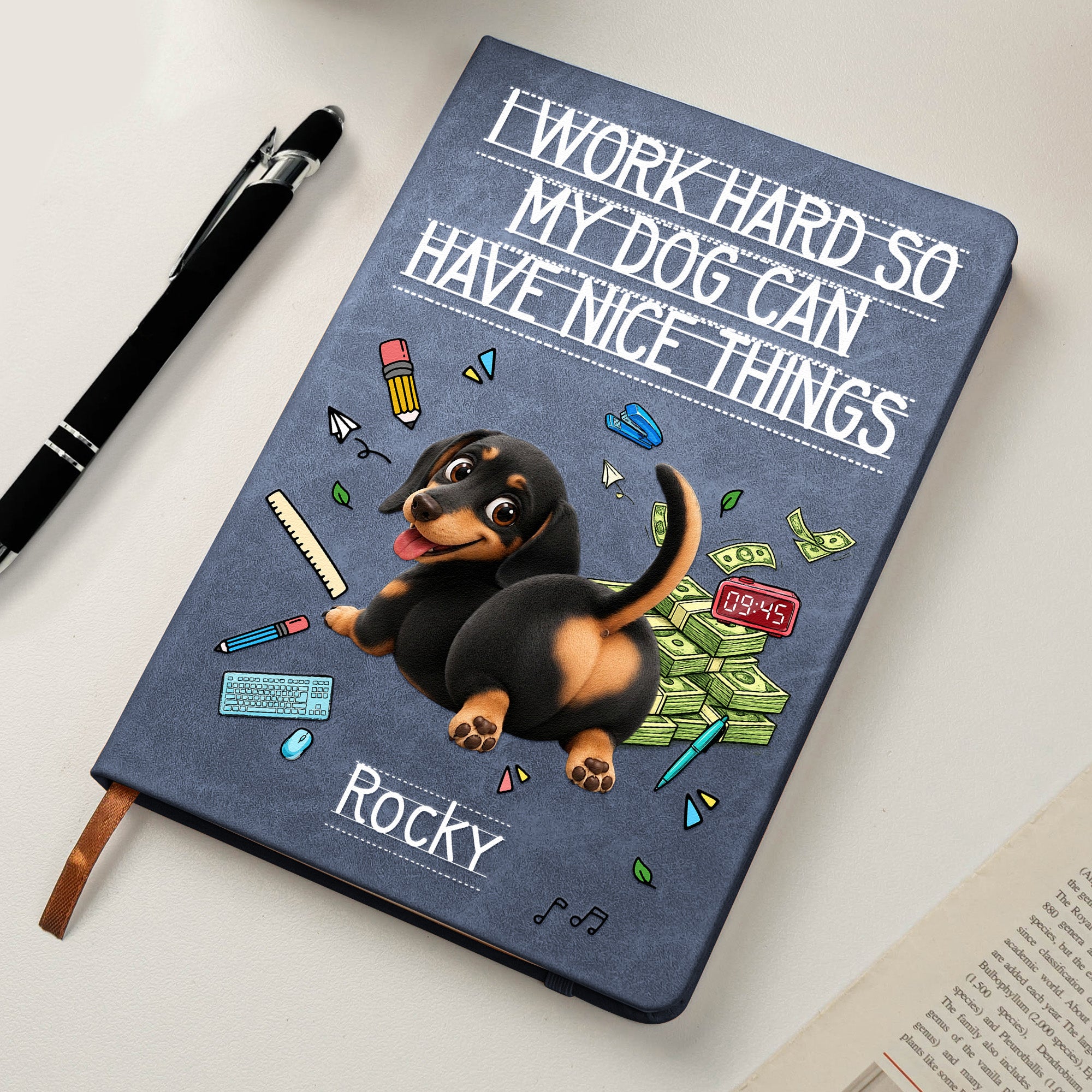 Funny-Gift-For-Dog-Lover-Coworkers-Working-Hard-For-Their-Dogs-Personalized-Journal-4
