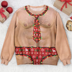 Funny-Hairy-Chest-Ugly-Christmas-Sweater,-Santa-Underwear-Xmas-Sweatshirt,-Gift-For-Men-Personalized-Sweater-1
