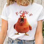 Funny Mug & Shirt - Humorous Crow F-Caw-F - For Coworkers, Friends - Custom Gift Set