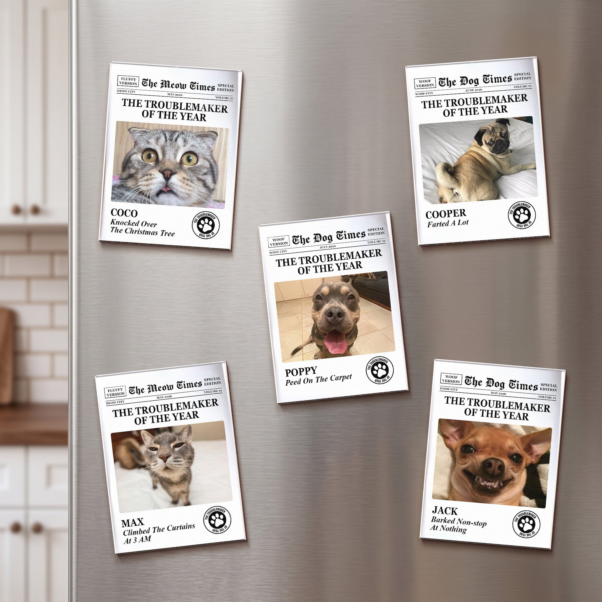 Funny-Pet-The-Trouble-Maker-Of-The-Year,-For-Dog-Lovers,-Cat-Lovers-Personalized-Magnet-1
