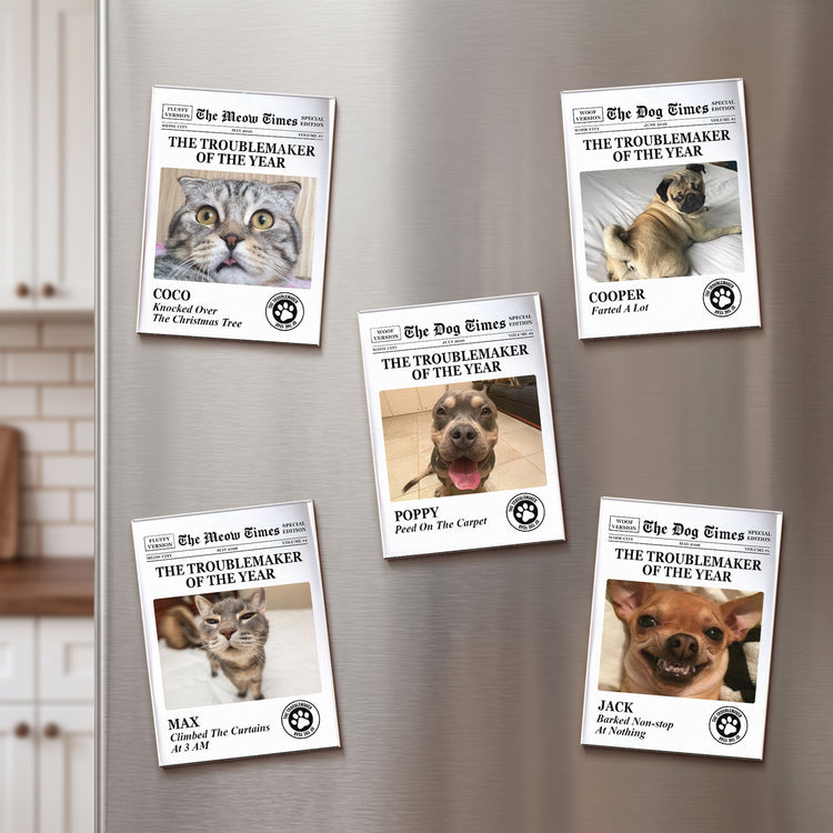Funny-Pet-The-Trouble-Maker-Of-The-Year,-For-Dog-Lovers,-Cat-Lovers-Personalized-Magnet-1