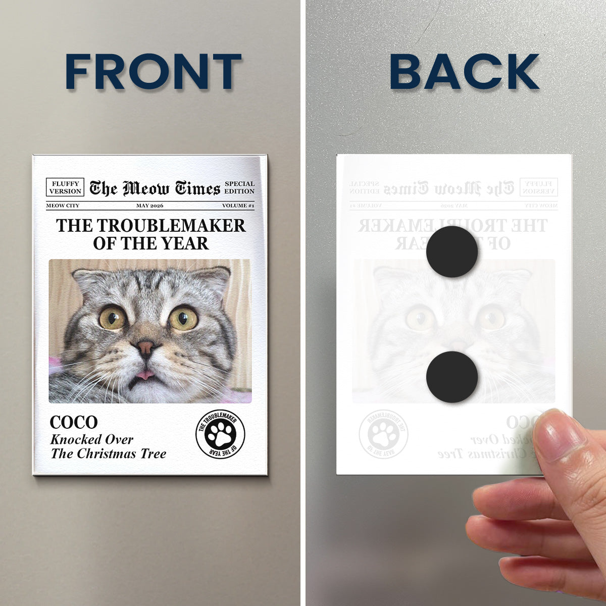 Funny-Pet-The-Trouble-Maker-Of-The-Year,-For-Dog-Lovers,-Cat-Lovers-Personalized-Magnet-5
