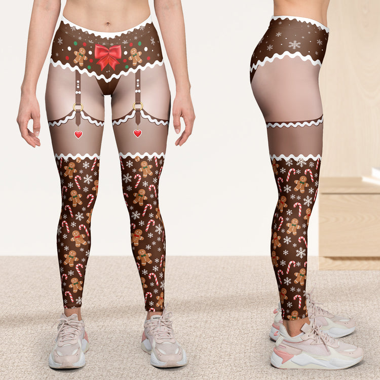 Funny-Santa-Nice-List-Pants,-Holiday-Gag-Gift,-Cute-Xma-Characters-Personalized-Leggings