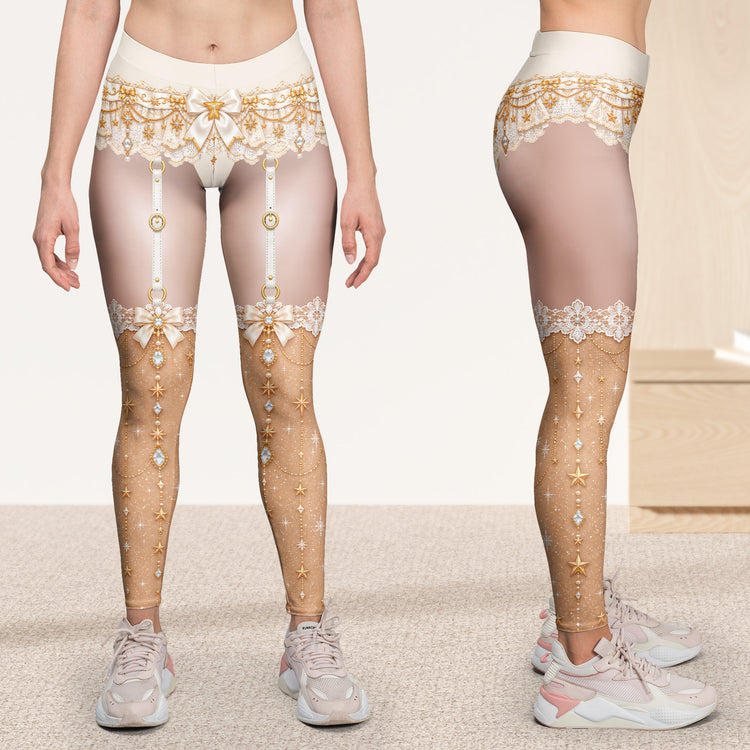 Funny-Santa-Nice-List-Pants,-Holiday-Gag-Gift,-Cute-Xma-Characters-Personalized-Leggings