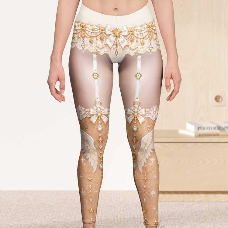 Funny-Santa-Nice-List-Pants,-Holiday-Gag-Gift,-Cute-Xma-Characters-Personalized-Leggings