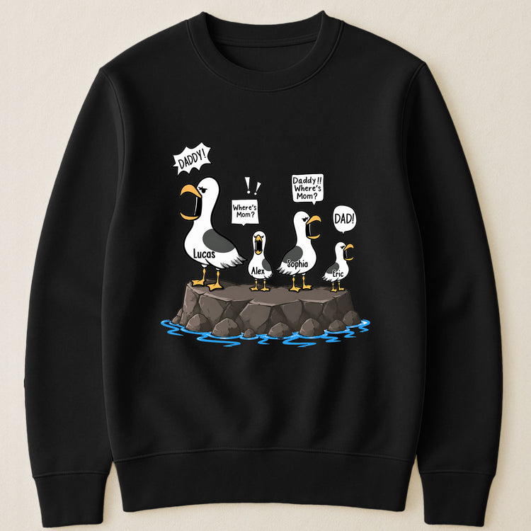 Funny-Seagull-Dad,-Where-Is-Mom-Personalized-Shirt-3