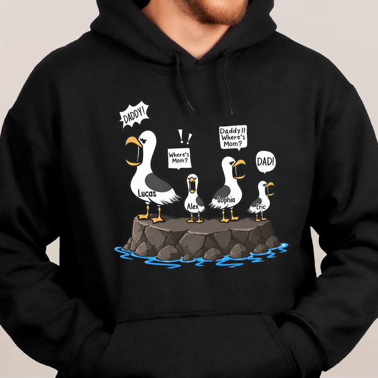 Funny-Seagull-Dad,-Where-Is-Mom-Personalized-Shirt-6
