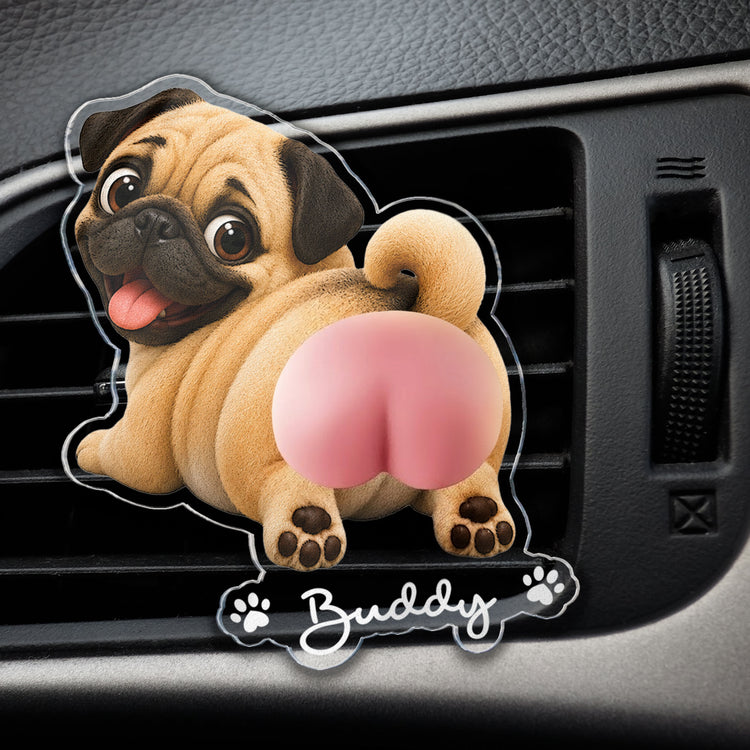 Funny-Squishy-Big-Butt-Gift-For-Dog-Lover-Personalized-Car-Vent-Clip-1