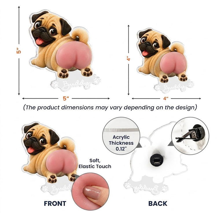 Funny-Squishy-Big-Butt-Gift-For-Dog-Lover-Personalized-Car-Vent-Clip-6