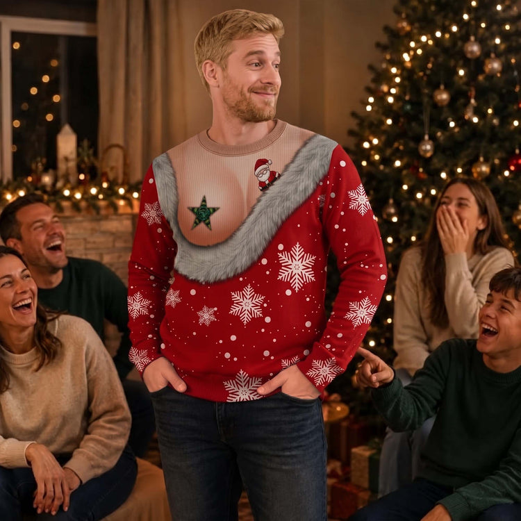 Funny-Ugly-Sweater-Party-For-Coworker,-Her,-Besties,-Wife-Personalized-Sweater-2