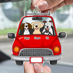 Fur Babies In The Car - Personalized Rear View Mirror Accessory