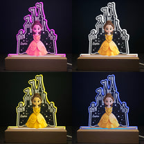 Princess Castle Night Light - Personalized LED Light