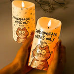 Gabapentin Vibes Only Funny Veterinary - Personalized LED Candle