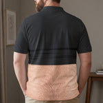 Gag-Gift For Him, Funny Belly For Men, Dad Bod, Muscle, Beer Belly Hilarious Party - Personalized Polo Shirt 5