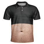 Gag-Gift For Him, Funny Belly For Men, Dad Bod, Muscle, Beer Belly Hilarious Party - Personalized Polo Shirt 6