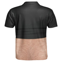 Gag-Gift For Him, Funny Belly For Men, Dad Bod, Muscle, Beer Belly Hilarious Party - Personalized Polo Shirt 7