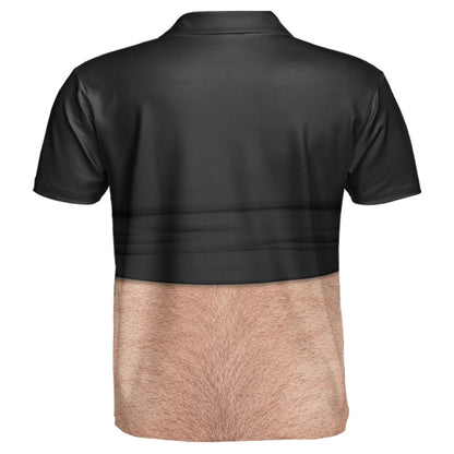 Gag-Gift For Him, Funny Belly For Men, Dad Bod, Muscle, Beer Belly Hilarious Party - Personalized Polo Shirt 7