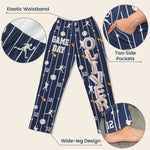 Game Day Baseball Pants Custom Name For Boy, Girl, Family - Personalized Lounge Pants