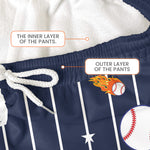 Game Day Baseball Pants Custom Name For Boy, Girl, Family - Personalized Lounge Pants