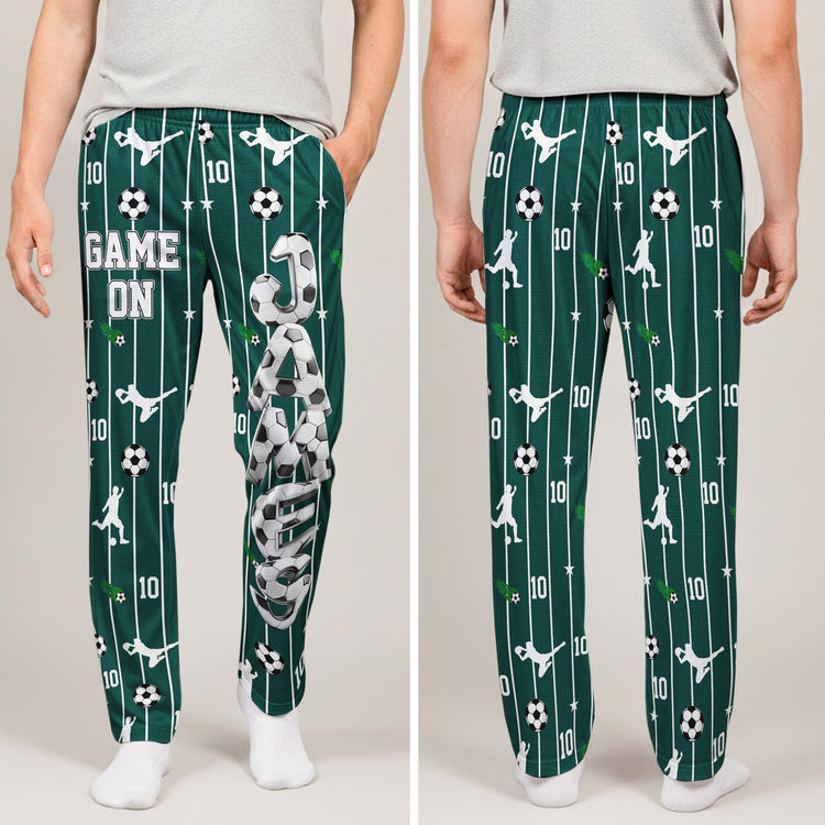 Game-Time-Soccer-Pants-Custom-Name-For-Boy,-Girl,-Family-Personalized-Lounge-Pants-2