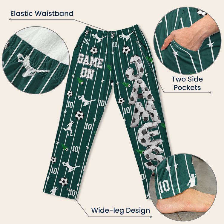 Game-Time-Soccer-Pants-Custom-Name-For-Boy,-Girl,-Family-Personalized-Lounge-Pants-5