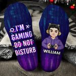 Gamer Do Not Disturb - Personalized Crew Socks