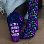 Gamer Do Not Disturb - Personalized Crew Socks