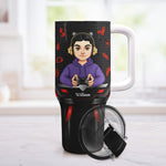 Gamer Nutrition Fact - Personalized 40oz Tumbler With Straw