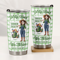 Garden Hoes Social Club Hydrated & Hella Inappropriate - Personalized Tumbler Cup