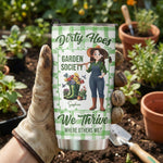 Garden Hoes Social Club Hydrated & Hella Inappropriate - Personalized Tumbler Cup
