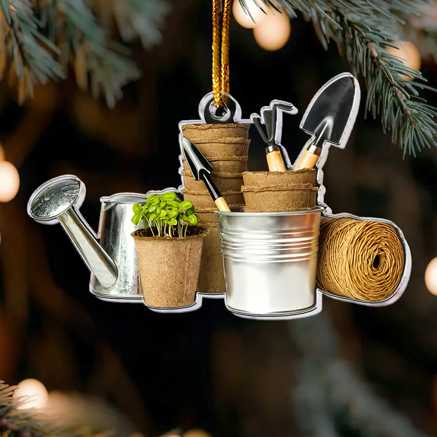 Garden Tool 2D Flat - Acrylic Ornament